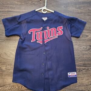 Vintage Minnesota Twins MLB Baseball Small Home Jersey Shirt 90s Youth Large